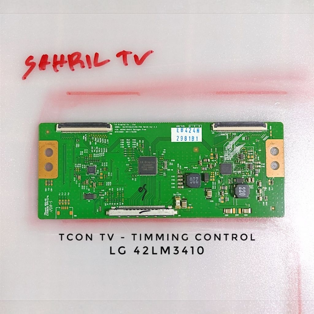 TCON TV / TIMING CONTROL TV LED LG 42LM3410
