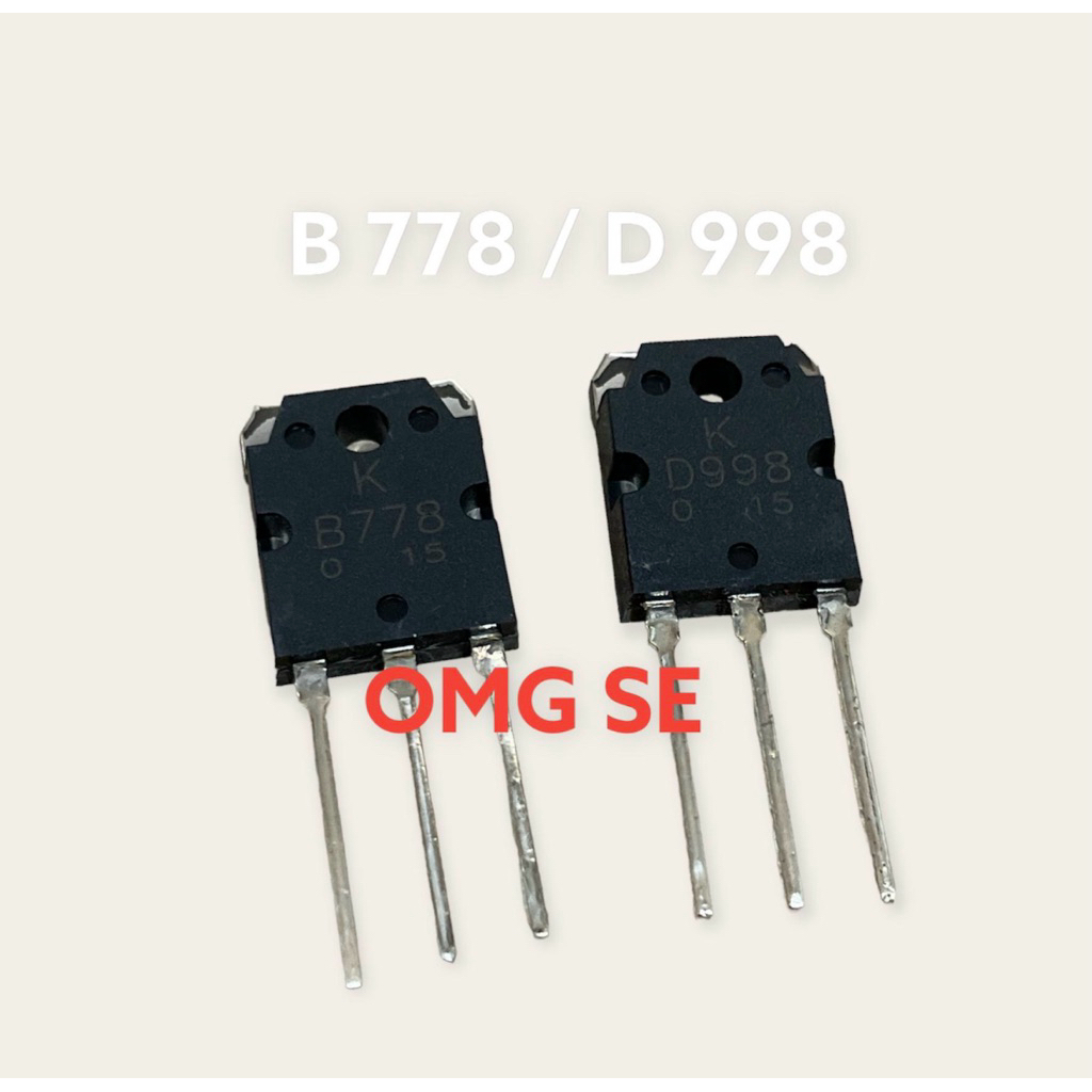 B778 D998 ทรานซิสเตอร์ 1 ชุด