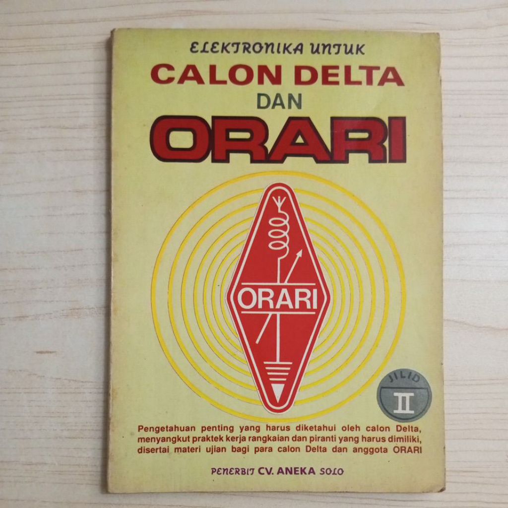 หนังสือ ELECTRONICS สําหรับ CALON DELTA และ ORARI VOLUME II