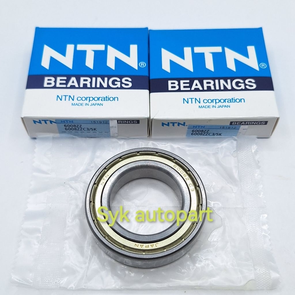 BEARING 6008ZZ NT DIMENSIONS 40X68X15MM 6008 ZZ NT