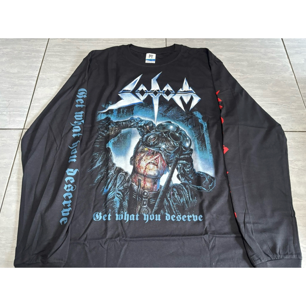 SODOM รับสิ่งที่คุณคู่ควร - แขนยาว | เพลง LONG SLEEVE | วง LS | เสื้อยืดโลหะ LONG SLEEVE | วงแขนยาว | บูทแขนยาว