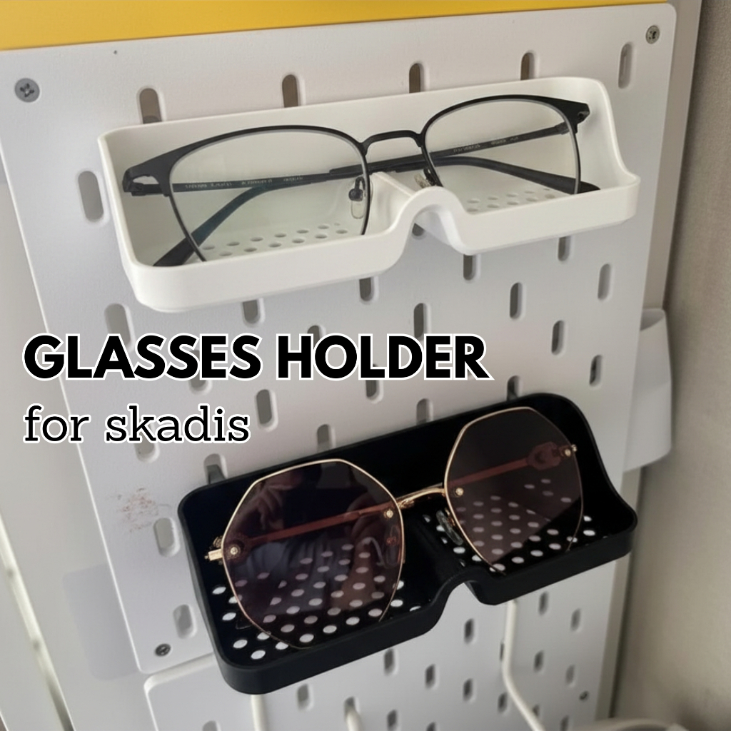 GANTUNGAN ที่วางแว่นตา IKEA Skadis | Pegboard ที่เก็บแว่นตา
