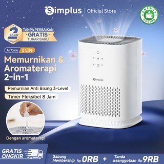 Simplus Air Purifier Mini Pemurni Udara Filter HEPA H11 Timer 8 Jam CADR 80m³/jam Dengan Aromaterapi Ozone Free