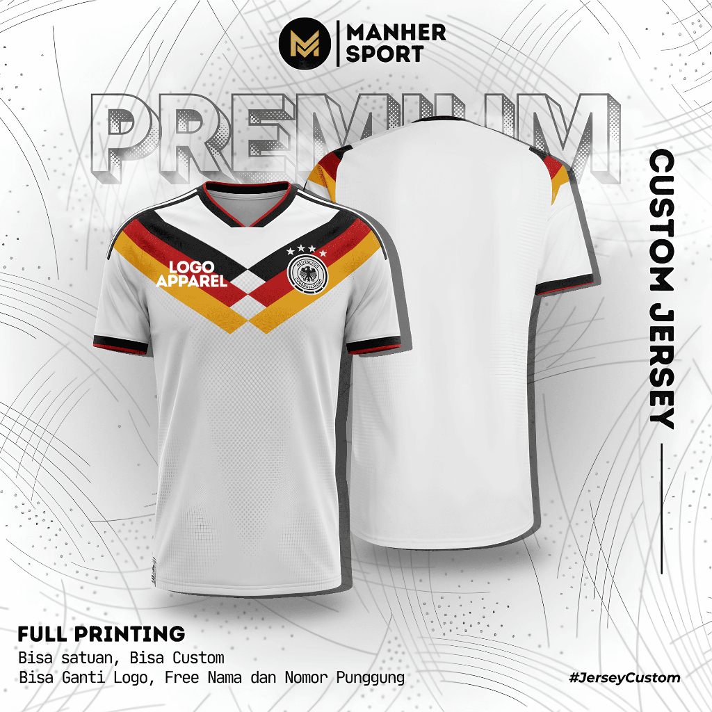 GERMANY 2026 HOME JERSEY FULL PRINTING