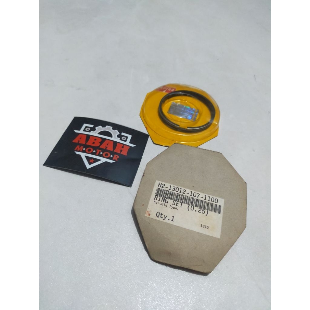 แหวนลูกสูบ Honda CB100 Os 0.25 ASPIRA H2 13012 107 1100