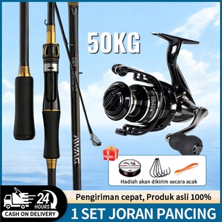 Joran Pancing Dengan Bahan Serat Karbon Carbon Pancing 1.65~1.8M Set Lengkap Untuk Memancing