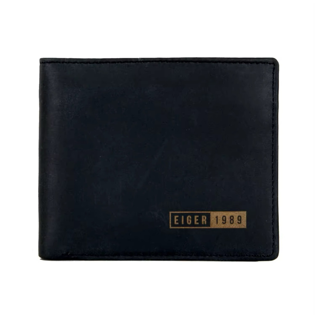 EIGER PELLEWALLET กระเป๋าสตางค์ใบสั้น - สีดํา