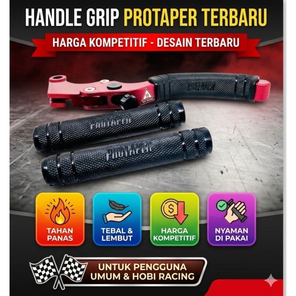ยางมือจับเบรกรถจักรยานยนต์ Protaper สากลสําหรับ Moge Automatic Bebek ที่จับเบรคสําหรับรถมอเตอร์ไซด์ทุกรุ่น Beat nmax tiger Supra mio Soul aerox lexy frego scopy mio Soul gt mx jupiter z revo supra x 125 revo fi Beat เบรคจับห่อ