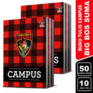 10 Buku Tulis SUMA Campus 50 Lembar Ukuran Boxy