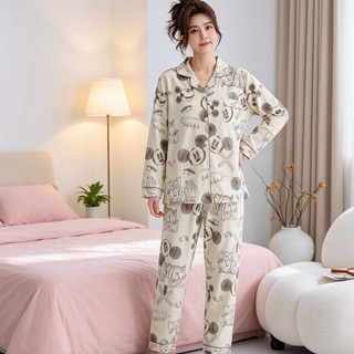 By.Vivifashionsby baju tidur wanita model kancing M-2XL  bahan cotton berkualitas piyama wanita