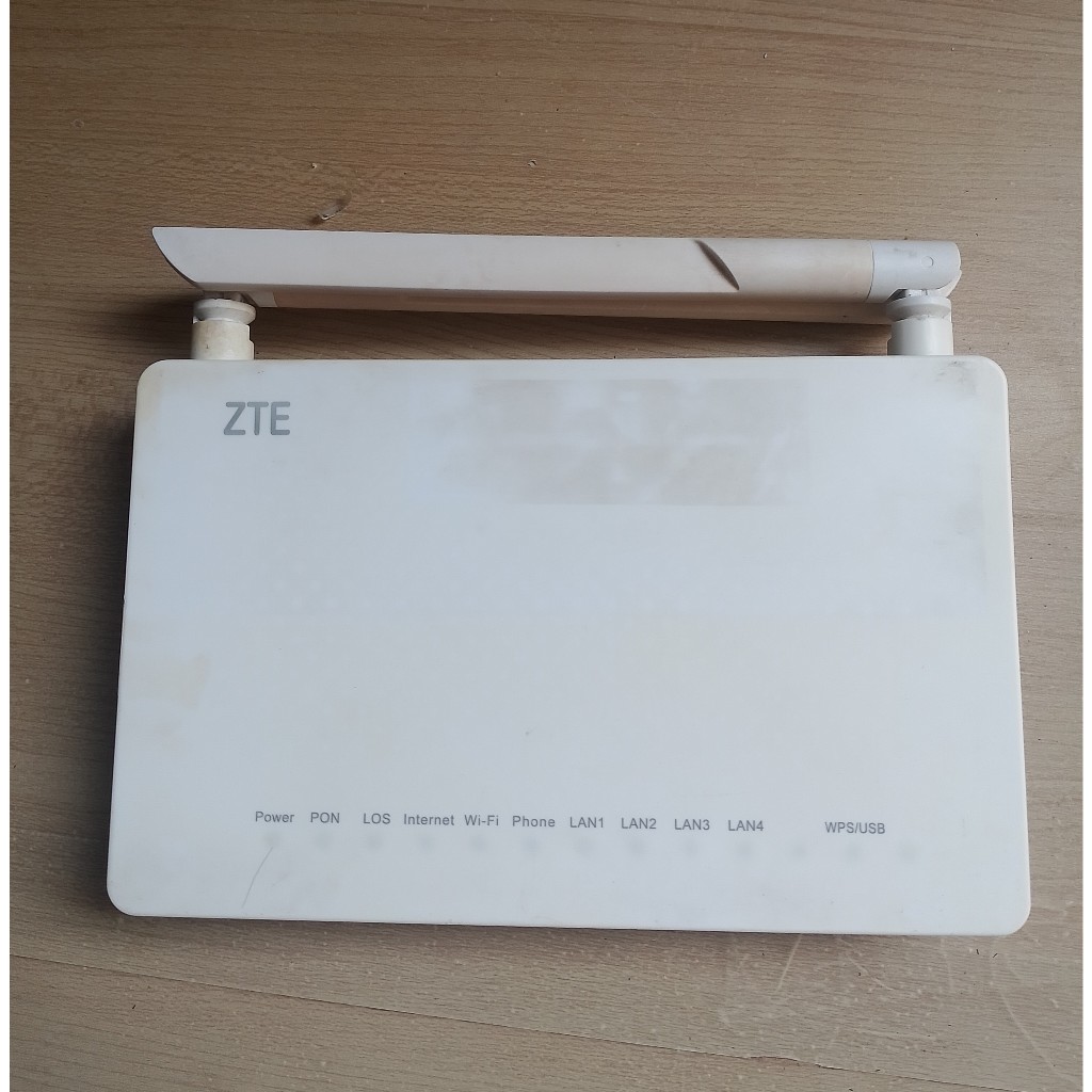 ZTE F660 V8.0 GPON ONT Modem มือสอง สินค้าปกติไม่มีอะแดปเตอร์