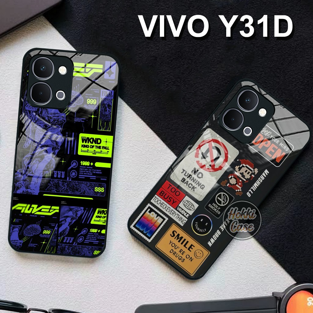 เคส HP Vivo Y31D - เคส Vivo Y31D Glossy Glass Softcase - เคส Vivo Y31D ล่าสุด 2026 - เคสโทรศัพท์ Viv