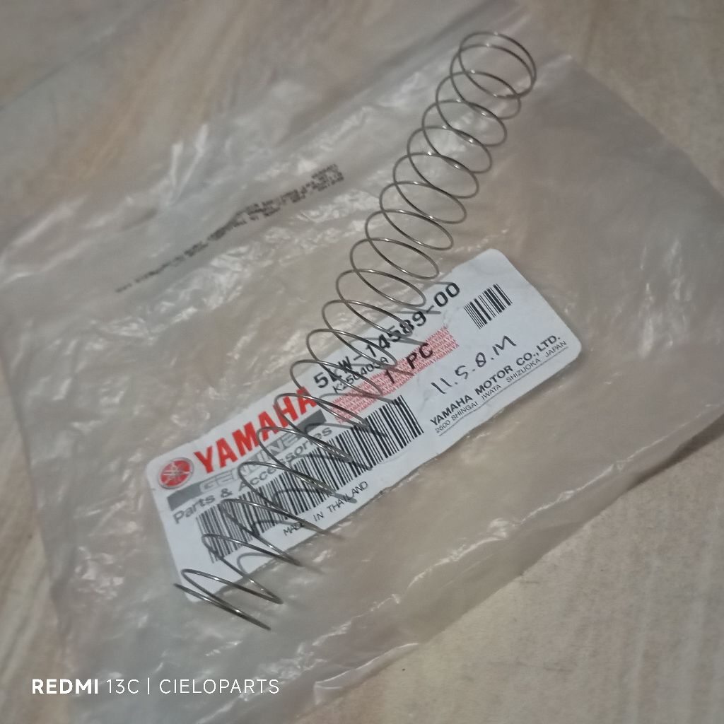 Yamaha Nouvo, Xeon 125, LAxam 5LW-14589-00 Vacuum Spring ของแท้ 100% YGP