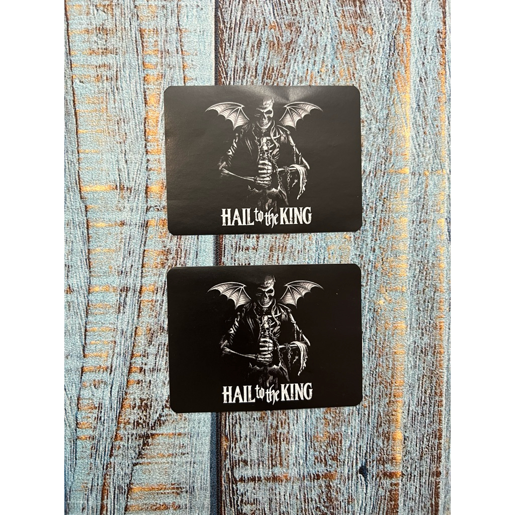 Avenged Sevenfold Hail to The King A7X World สติ๊กเกอร์สินค้าอย่างเป็นทางการ