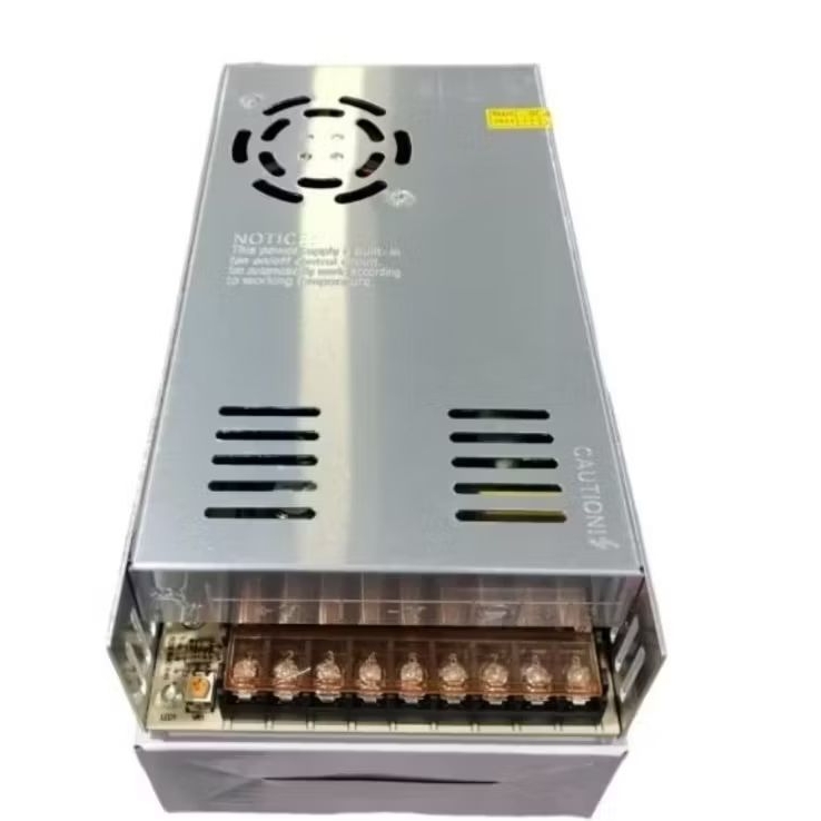 แหล่งจ่ายไฟ 12v 100a switching pure transformer 12V 100A ADAPTER สีฟ้ากล่องพัดลม