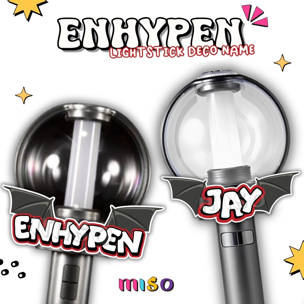แท่งไฟ ENHYPEN Deco / การตกแต่งไฟ ENHYPEN / แท่งไฟ Deco / แท่ง Deco / ENBONG ENHYPEN / ตกแต่ง