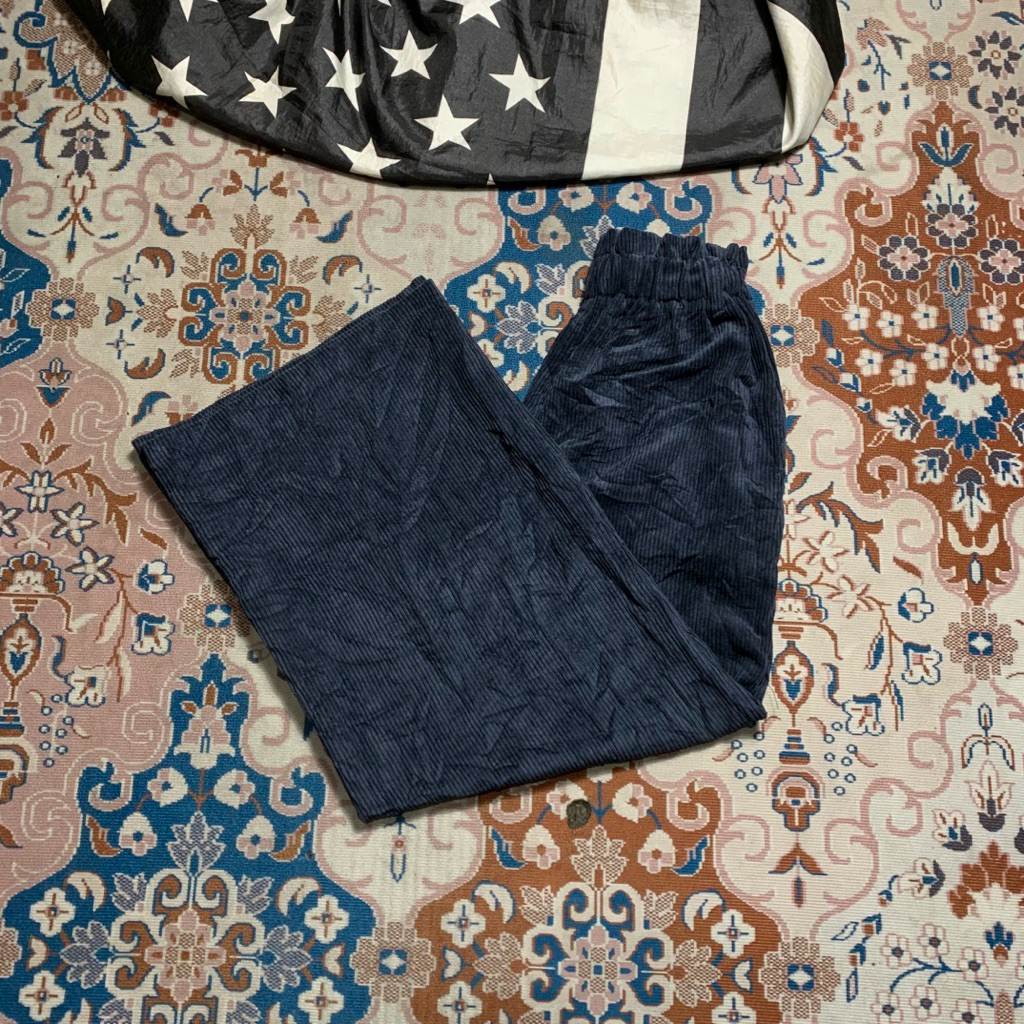 CORDUROY PANTS GU BAGGY FIT