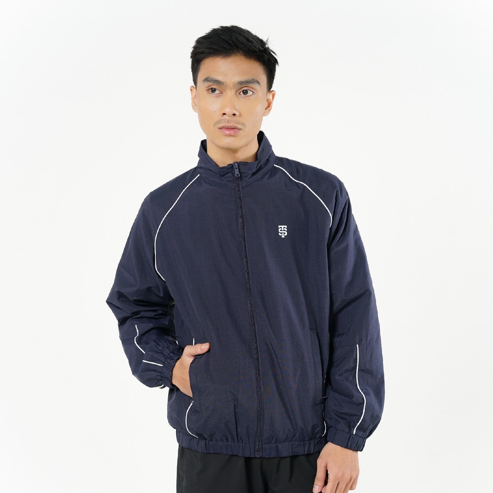 3Second Mens Regular Fit Taslan Sporty Ebony OL-C Tracker Jacket150426