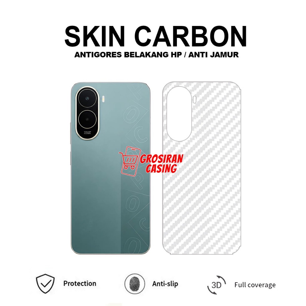 Poco C81 Pro Poco C85 Poco C65 ผิวคาร์บอน 3D Anti-scratch กลับผิว Carbon Poco C81 Pro Poco C85 Poco 