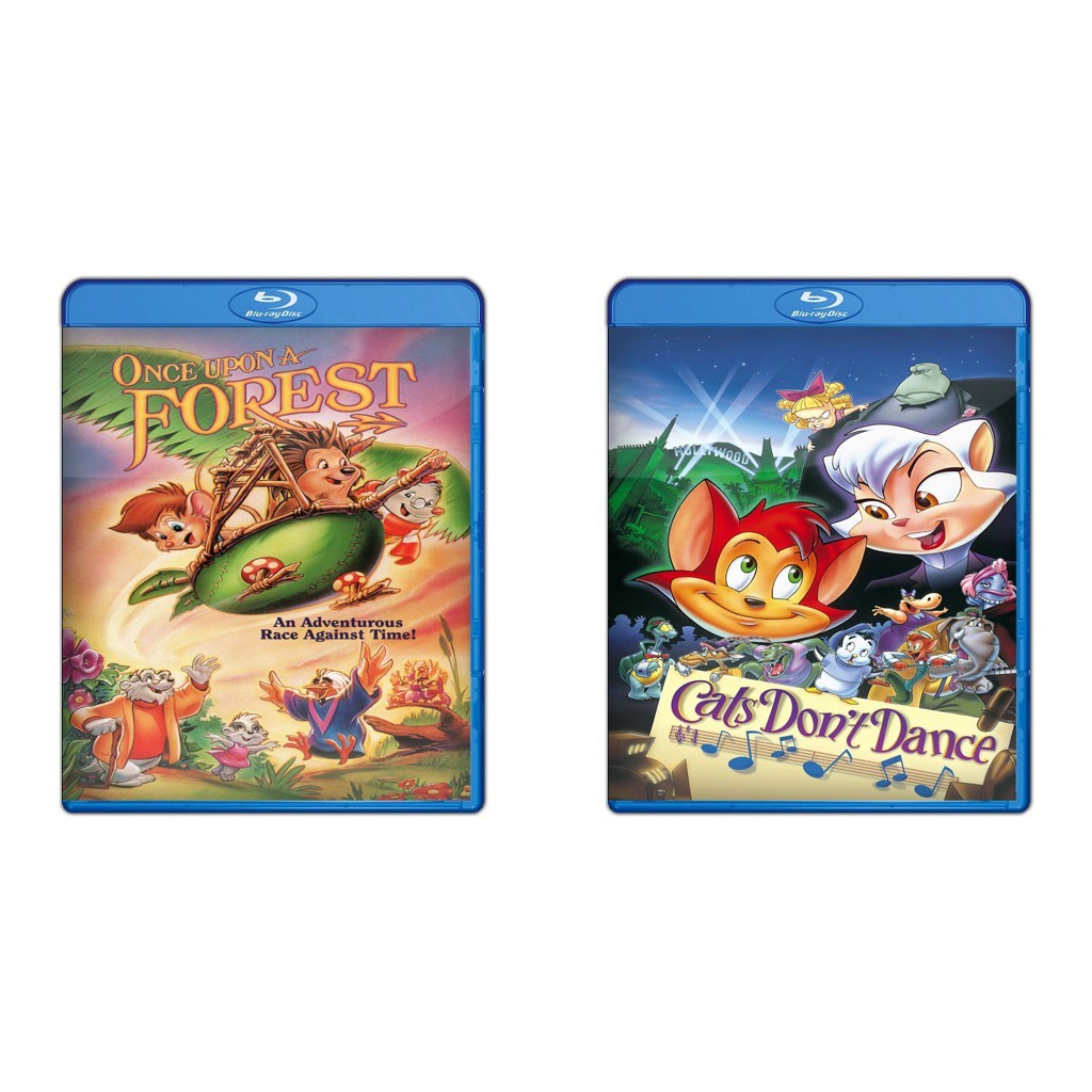 DVD Once Upon A Forest (1993) + DVD Cats Dont Dance (1997)