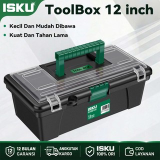 ISKU Tool Box Mini 12 Inch Kotak Perkakas Kecil/Kotak Alat Multifungsi Toolbox Plastik Bengkel Tool box