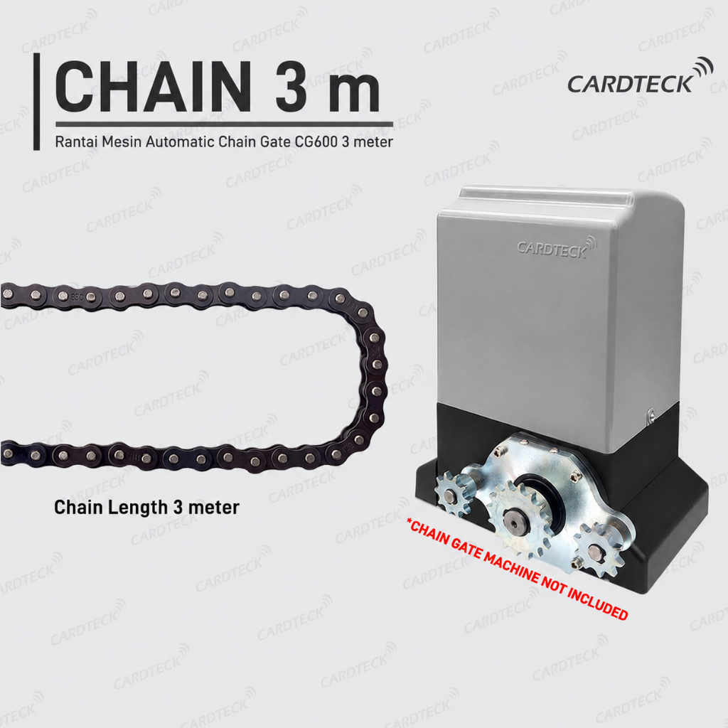 รางโซ่ CARDTECK 3 เมตรสําหรับ CG600 อะไหล่ไดรฟ์โซ่มอเตอร์บานเลื่อนอัตโนมัติ