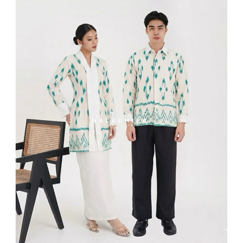 KEMEJA NALADHIPA PREMIUM WOVEN TUNIC / COUPLE CLOTHES SET WOVEN TUNIC AND PREMIUM WOVEN SHIRT
