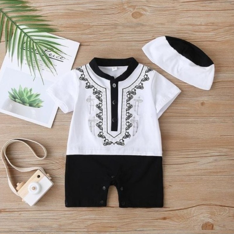 KATUN ปัก Koko Romper / เสื้อ Baby Koko / วัสดุผ้าฝ้ายนุ่ม (SNI)