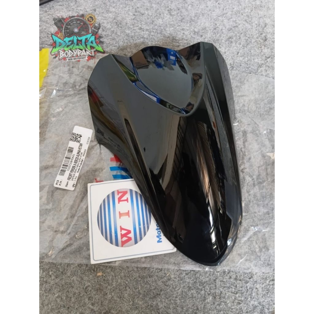 FRONT FENDER AEROX ALPHA 155 BLACK (WIN)