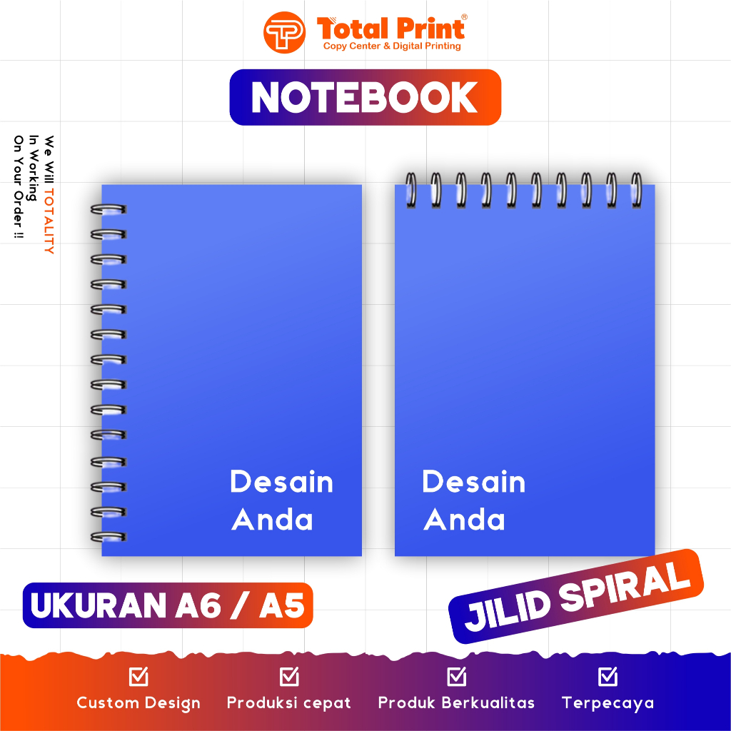 A6 NOTEBOOK / A5 NOTEBOOK / NOTEPAD / NOTEBOOK / POCKET BOOK / SOUVENIR