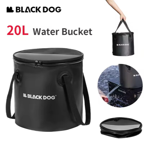 BLACKDOG CBD2450CF011 FOLDING BUCKET CAMPING OUTDOOR 20L BUCKET FOLDING
