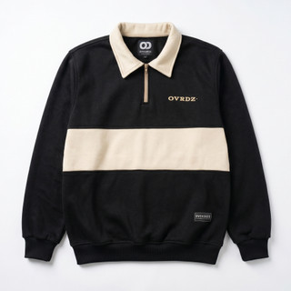 OVRDZ - Sweater Crewneck Rugby Sweatshirt Bordir Pria Wanita Switer Cowok