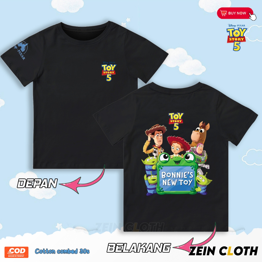 Toy Story 5 Bonnie New Toy เสื้อยืดเด็ก / Toy Story 5 เสื้อผ้าเด็ก