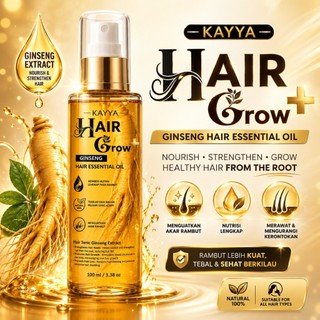 MG Hair Grow Plus Ginseng Serum Penumbuh Rambut Rontok by Kayya 100ML
