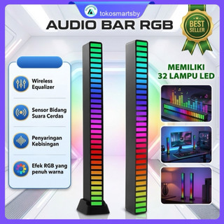 Lampu Musik LED RGB Lampu Speaker Musik Sound Control Lampu speaker Laptop