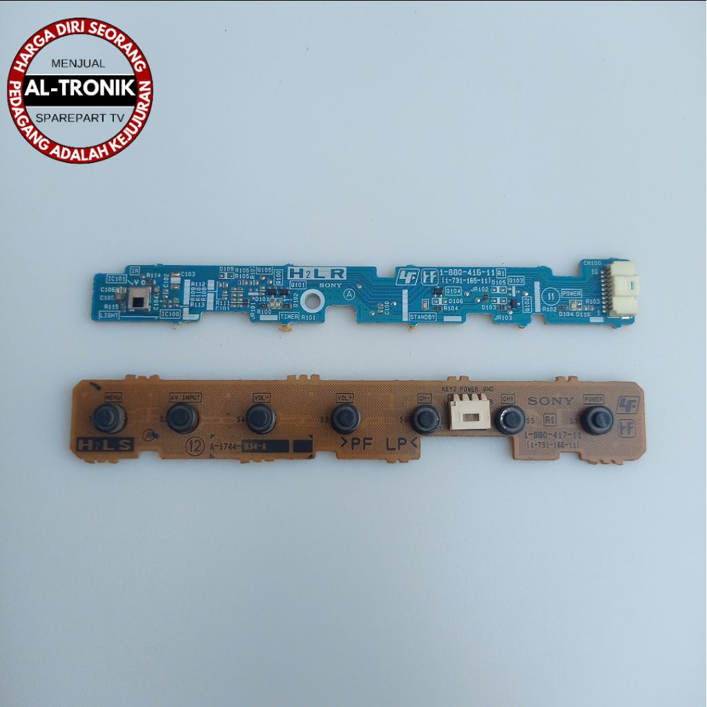 TOMBOL SONY 40 INCH LCD TV SENSOR และปุ่มรุ่น KLV-40BX400 โมดูล IR RECEIVER MANUAL KLV 40BX400 KLV40