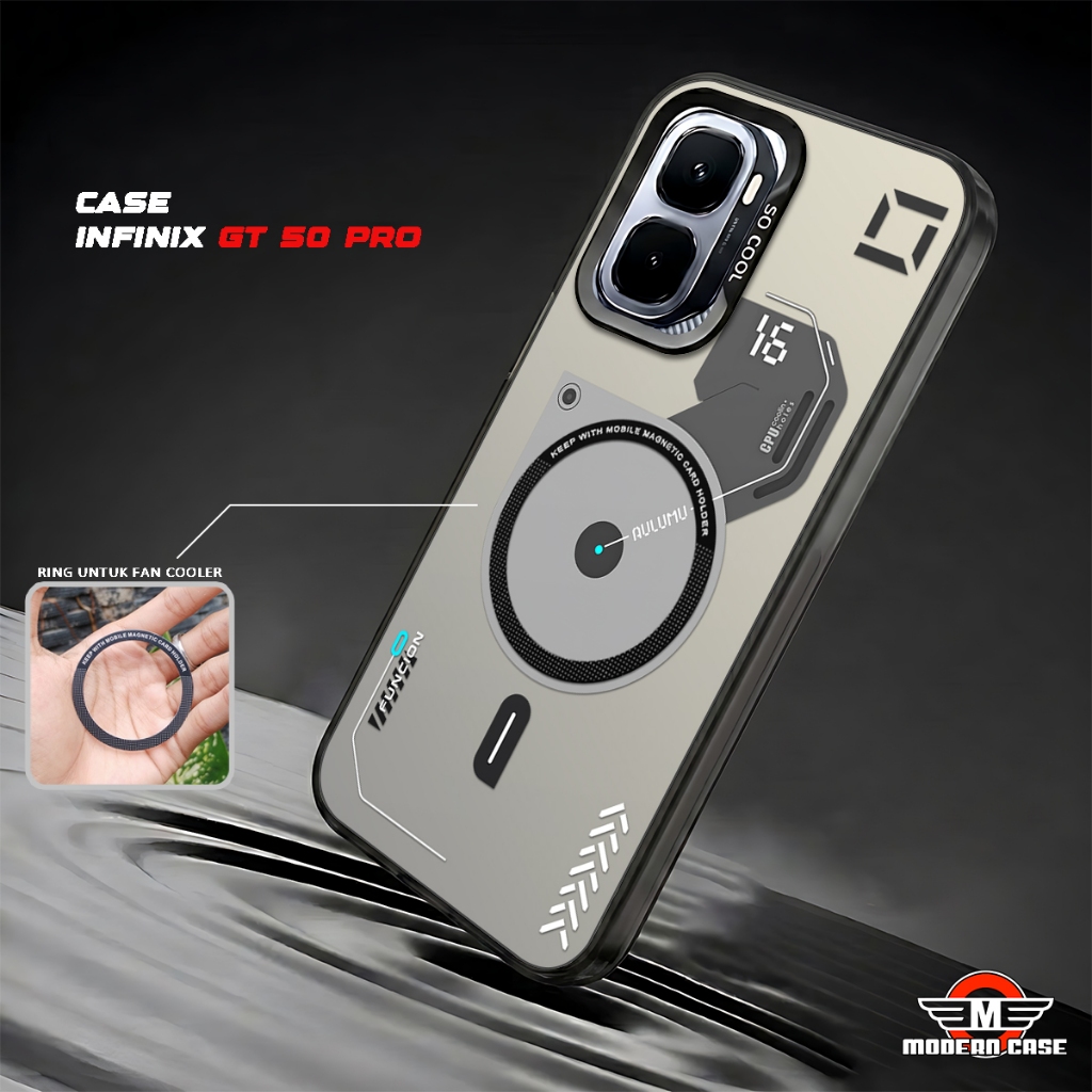 โมเดิร์น - โฮโลแกรมแม่เหล็กปลอกสําหรับ Infinix GT 50 PRO / GT 30 PRO / GT 20 PRO / GT 10 PRO Magneti