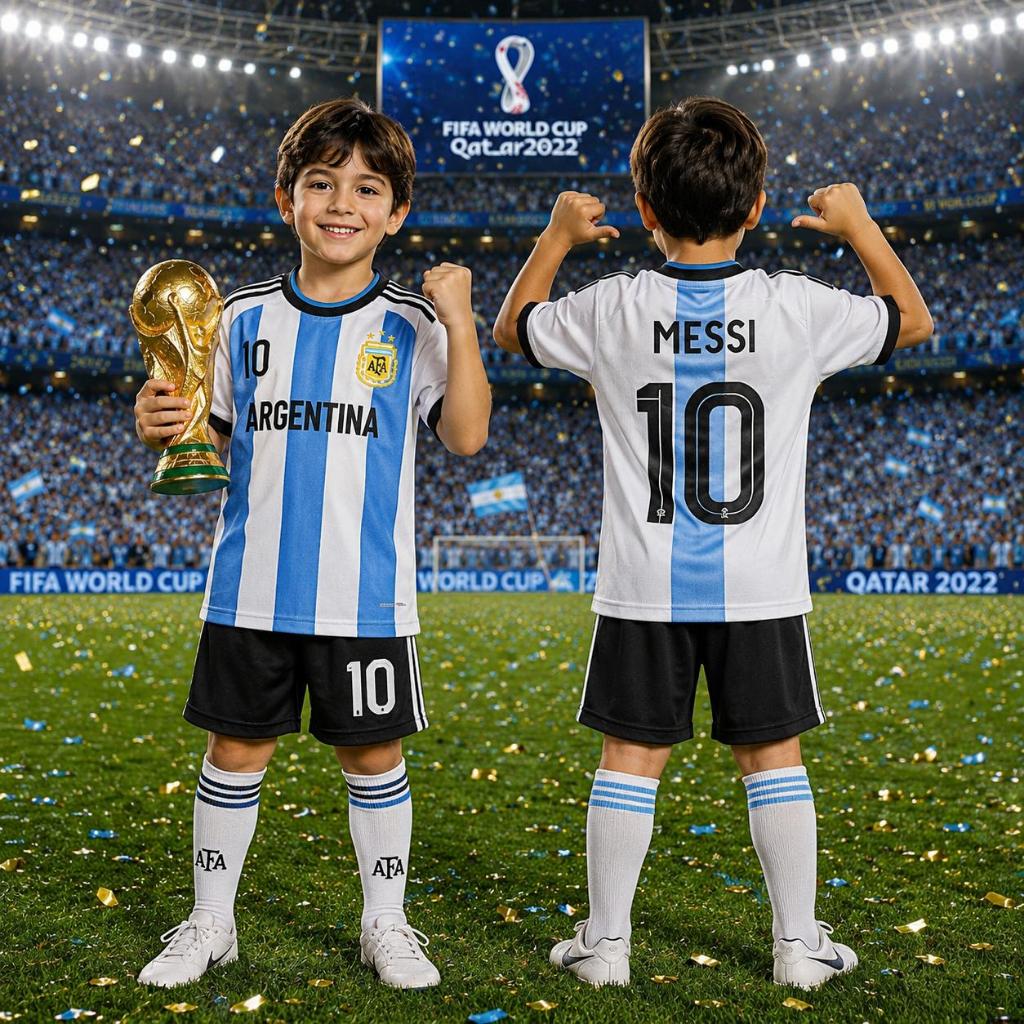/ LATEST MESSI FOOTBALL SHIRT SET / ARGENTINA JERSEY QUALITY ชุดเสื้อยืดผู้ชายและผู้หญิง / ชุดเสื้อและกางเกง