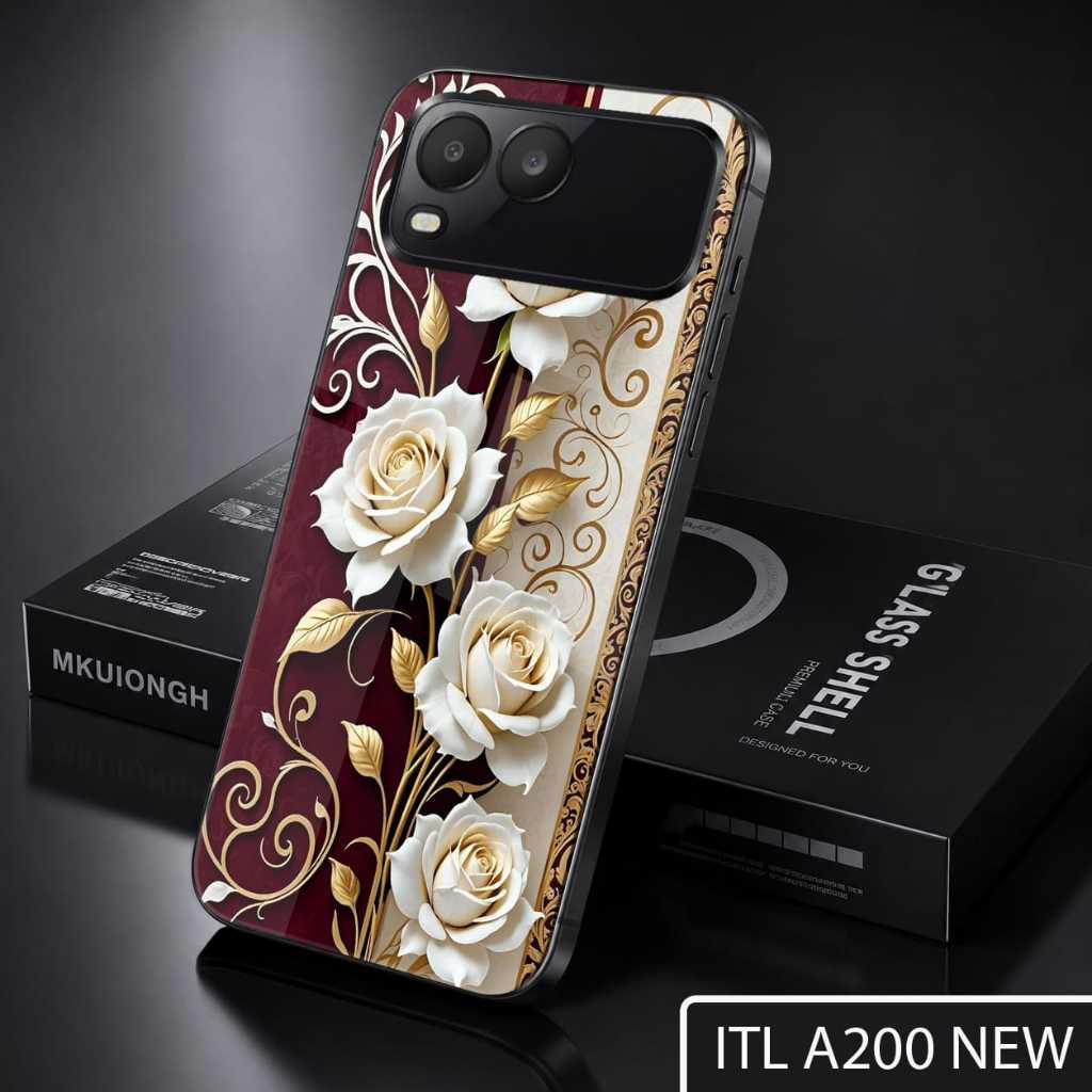 เคสโทรศัพท์ ITEL A200 - SoftCase Glass Glossy HP ITEL A200 - N222