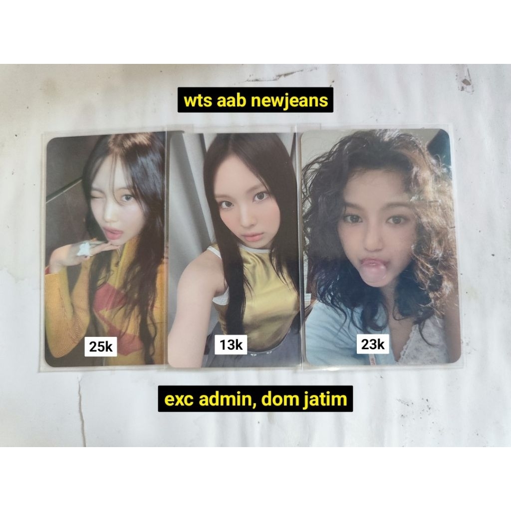 Photocard hyein danielle newjeans ofc