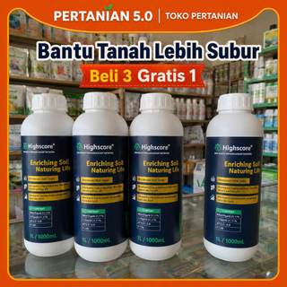 PROMO Beli 3 Gratis 1 Highscore 1L Pupuk Cair Asam Amino untuk Padi, Cabai, Sayuran & Buah | Akar Kuat, Daun Hijau, Tanaman Subur