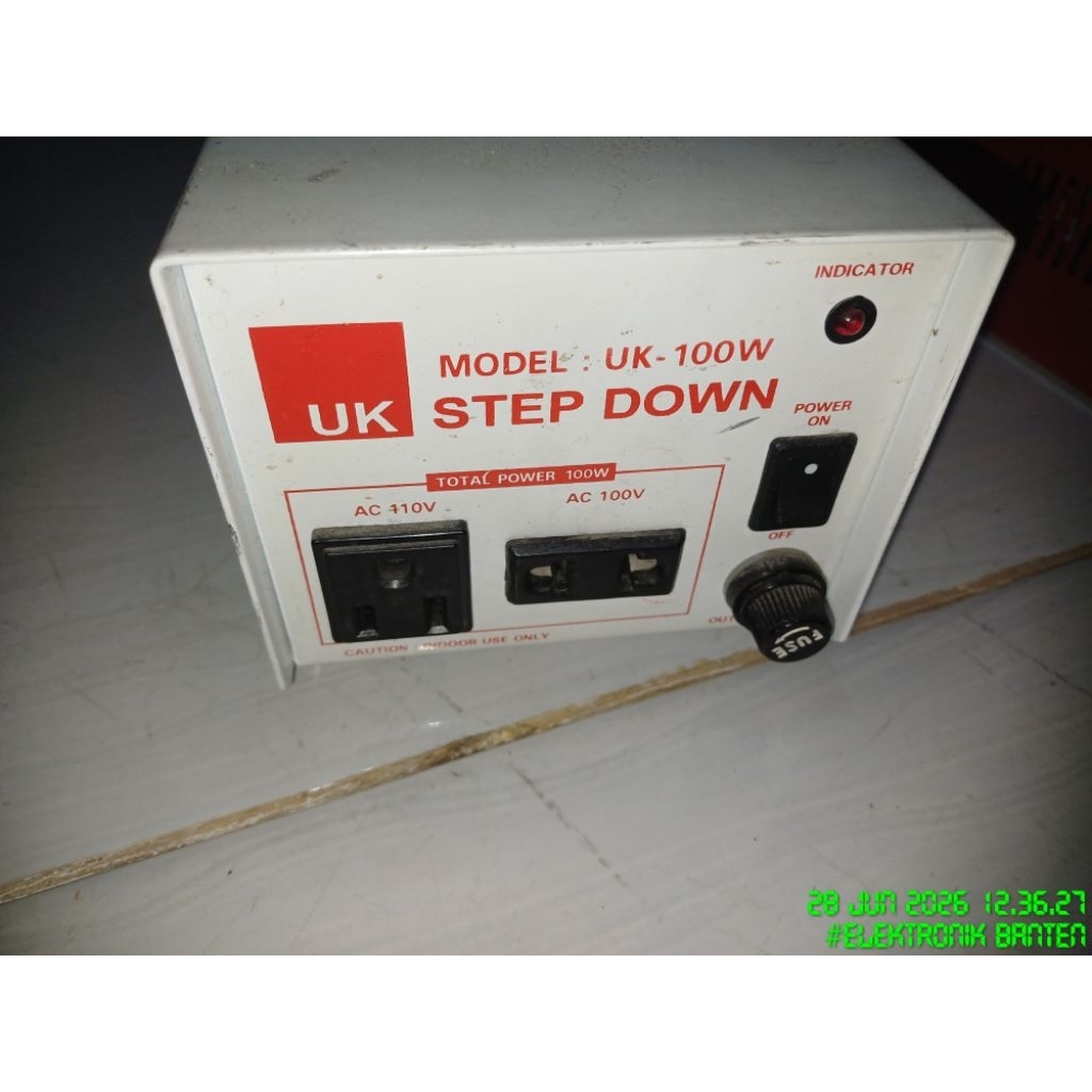 UK Step Down พร้อมรุ่น UK-100W ที่ใช้ลดแรงดันไฟฟ้าไฟฟ้า
