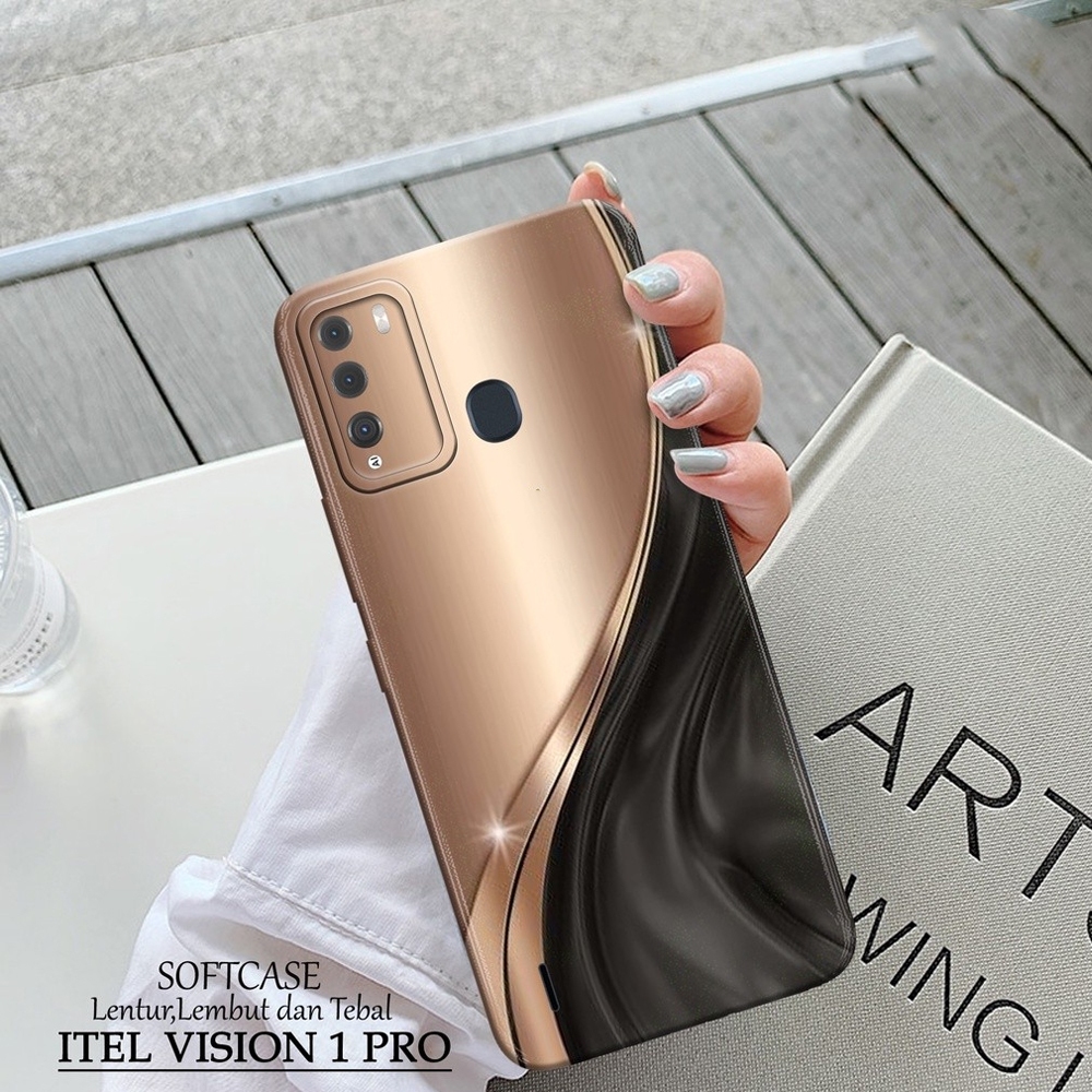 HP FLUFFYCASE - เคส Itel Vision 1 Pro ล่าสุด - เคสแฟชั่นแบรนด์ - เคสกล้อง Pro - เคสโทรศัพท์ Itel Vis