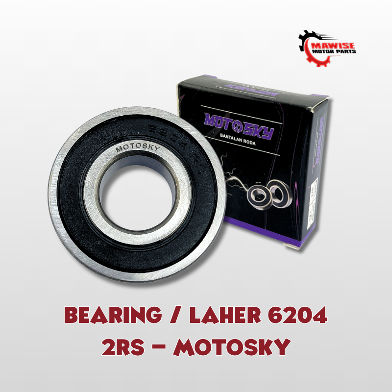 BEARING / LAHER 6204 2RS – MOTOSKY