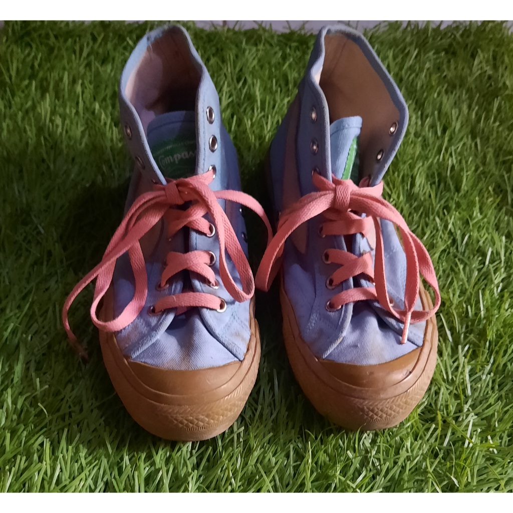 รองเท้า Compass Gazelle High Matcha Blue มือสอง ไซส์ 38