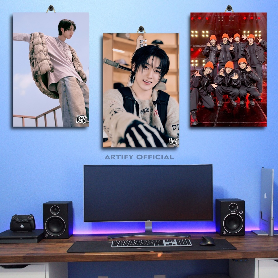 โปสเตอร์ไม้ Jumbo Kickflip Donghwa / โปสเตอร์ห้อง Kpop Kickflip Choi Minje /JRY|SNP5