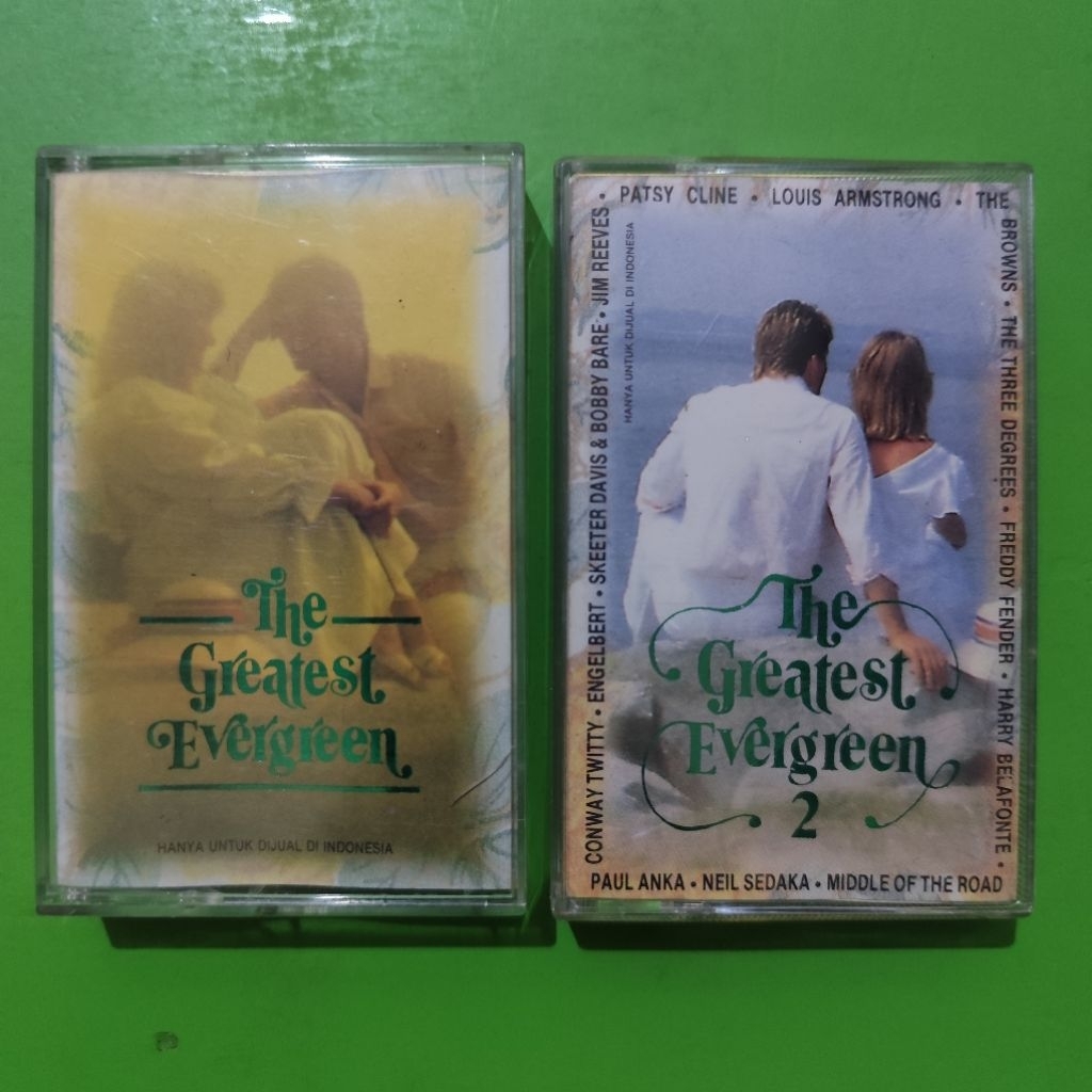 The Greatest Evergreen Vol 1 & 2 Cassettes สําหรับ (สําหรับ 2 Cassettes)