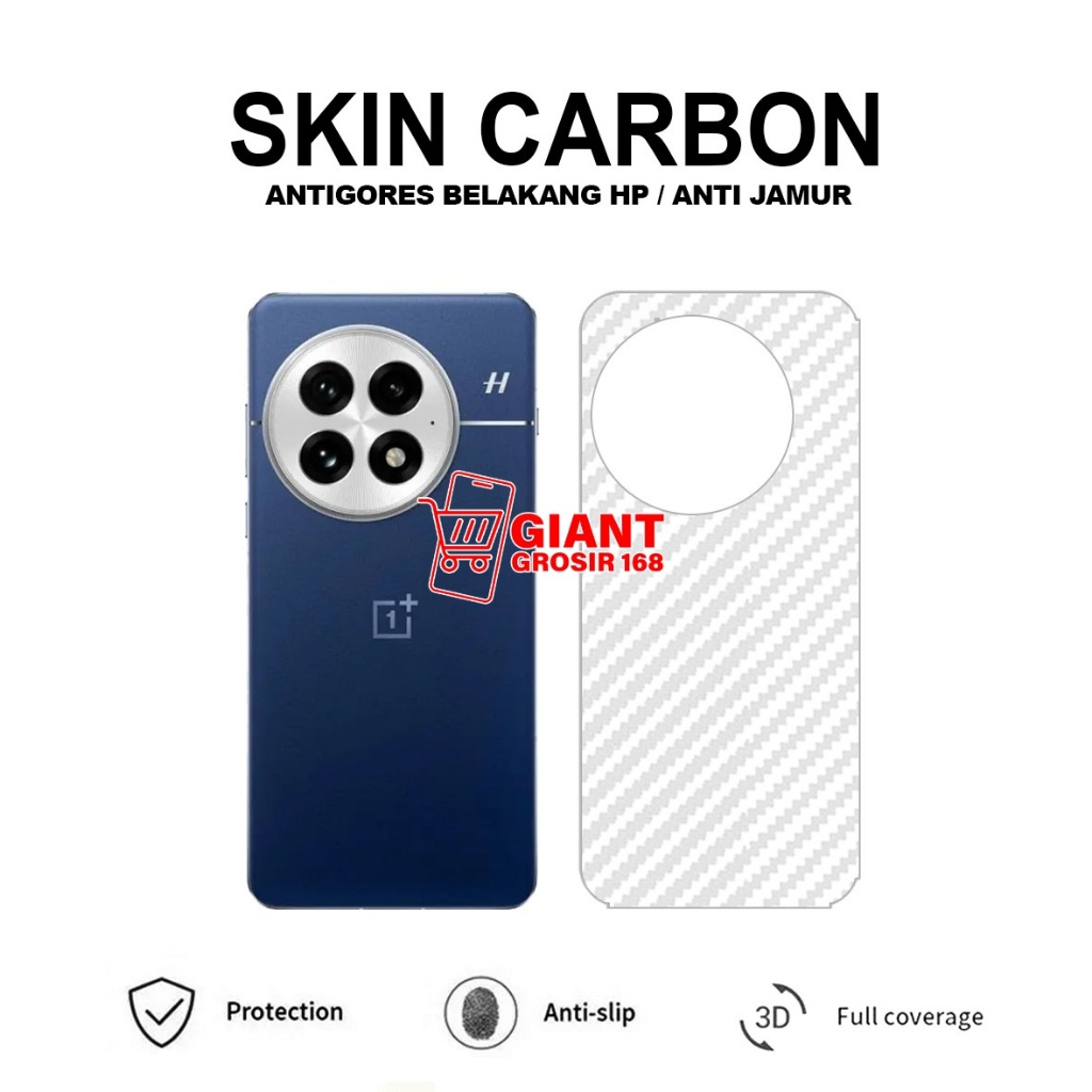 ONE PLUS 13 5G ONE PLUS 15 5G ONE PLUS ACE 6T SKIN CARBON 3D ANTI-SCRATCH BACK SKIN CARBON ONE PLUS 