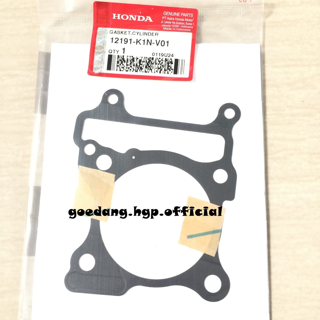 ปะเก็นกระบอก PCX 160 K1Z & VARIO 160 K2S & ADV160 K0WL & STYLO 160 K3V ORIGINAL AMM 12191K1NV01