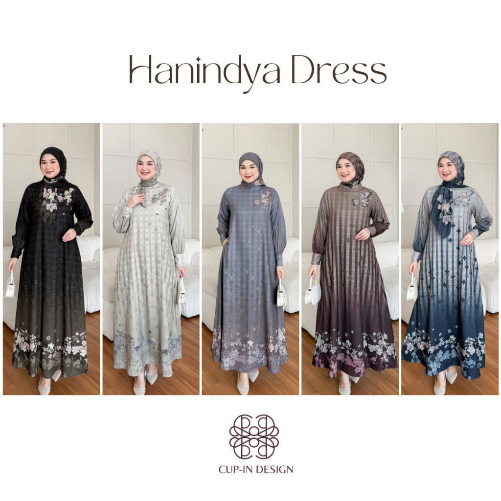 READY HANNDYA DRESS SET SCARF BY CUP-IN DESIGN